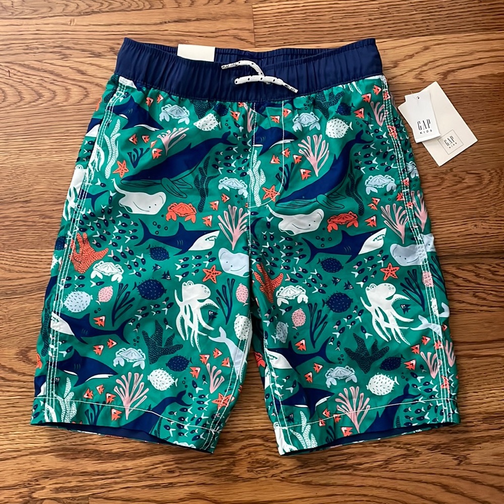 GAP boys sea life swim trunks/shorts
